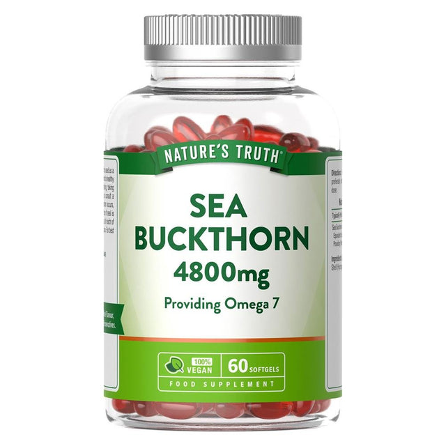 Sea Buckthorn 4800mg 60 Softgels - Greenlands Health Store