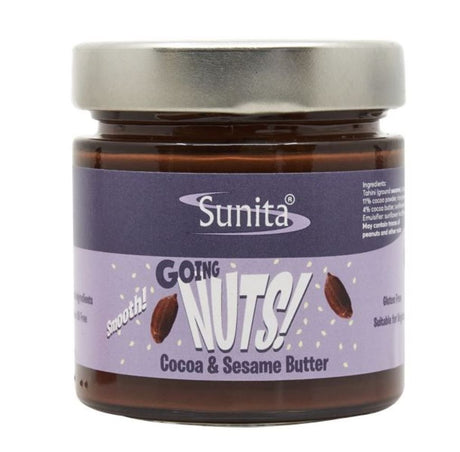 Going Nuts! Cocoa & Sesame Butter 220g - Greenlands Health Store