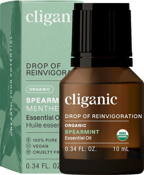 Cliganic Organic Spearmint Oil 10ml - Greenlands Health Store