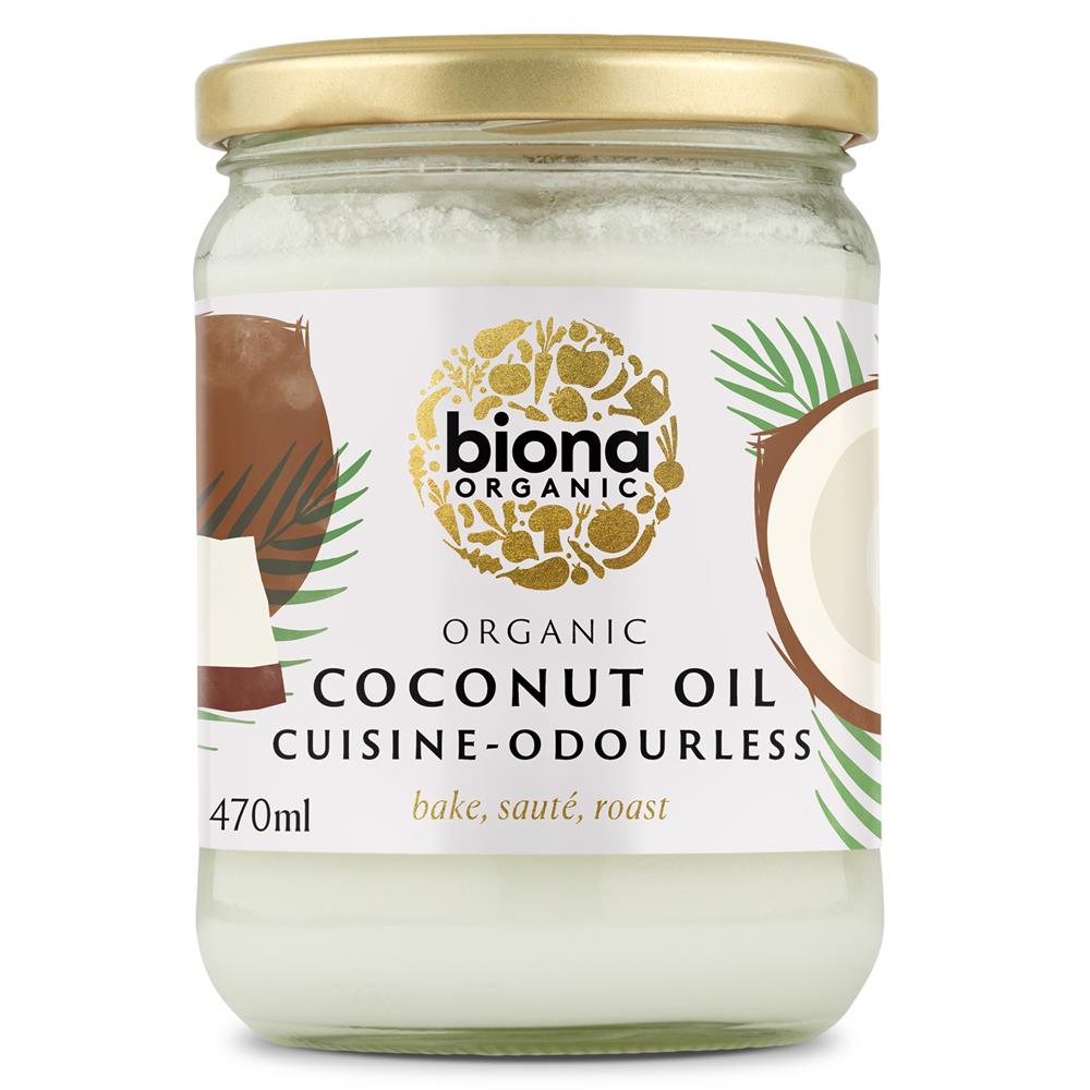 Organic Odourless Coconut Oil Cuisine 470ml - Greenlands Health Store
