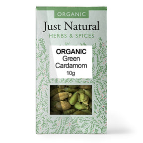 Organic Cardamom Pods (Box) 10g - Greenlands Health Store