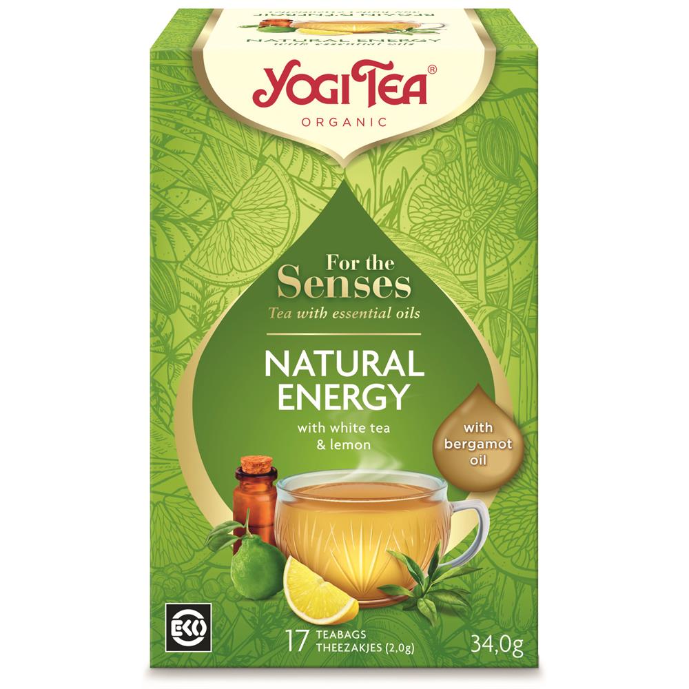 For the Senses Natural Energy Organic 17 Teabags - Greenlands Health Store