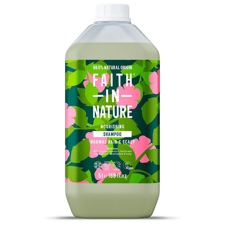 Faith in Nature Shampoo Wild Rose 5 Ltr - Greenlands Health Store