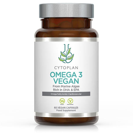 Omega 3 Vegan From Marine Algae - Rich in DHA & EPA 60 capsules - Greenlands Health Store