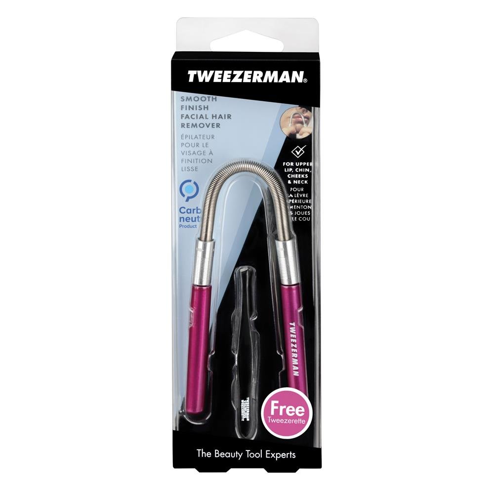 Tweezerman Smooth Finish Facial Hair Remover Pink - Greenlands Health Store