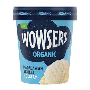 Organic Madagascan Vanilla Ice Cream Tub 460ml - Greenlands Health Store