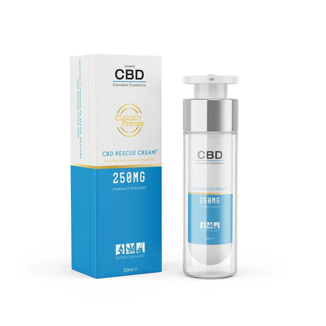 CBD Rescue Cream 250mg 50ml - Greenlands Health Store