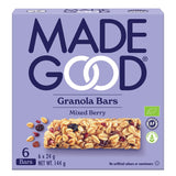 MadeGood Granola Bar Mixed Berry 6 x 24g Multipack - Greenlands Health Store
