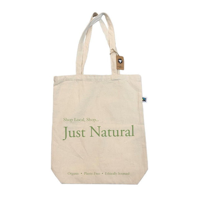 Just Natural GOTS Organic & Fair Trade Cotton Tote Bag - Greenlands Health Store