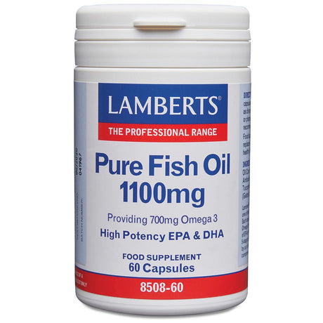 Pure Fish Oil 1100mg 60 capsule - Greenlands Health Store