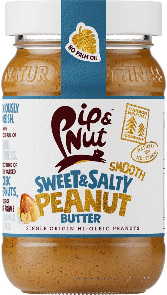 Pip and Nut Sweet and Salty Smooth Peanut Butter 300g - Greenlands Health Store