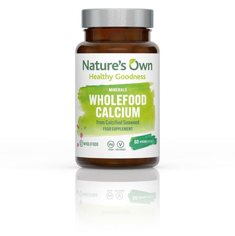 Wholefood Calcium from Seaweed 200mg 60 caps - Greenlands Health Store
