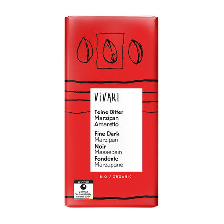 Dark Marzipan Amaretto 60% Chocolate Organic 100g - Greenlands Health Store