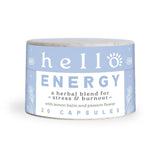 Hello Energy natural calm & energy herbal 400mg 30 caps - Greenlands Health Store