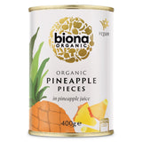 Organic Pineapple Pieces in Pineapple Juice 400g - Greenlands Health Store