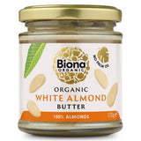 Biona Organic White Almond Butter 170g - Greenlands Health Store