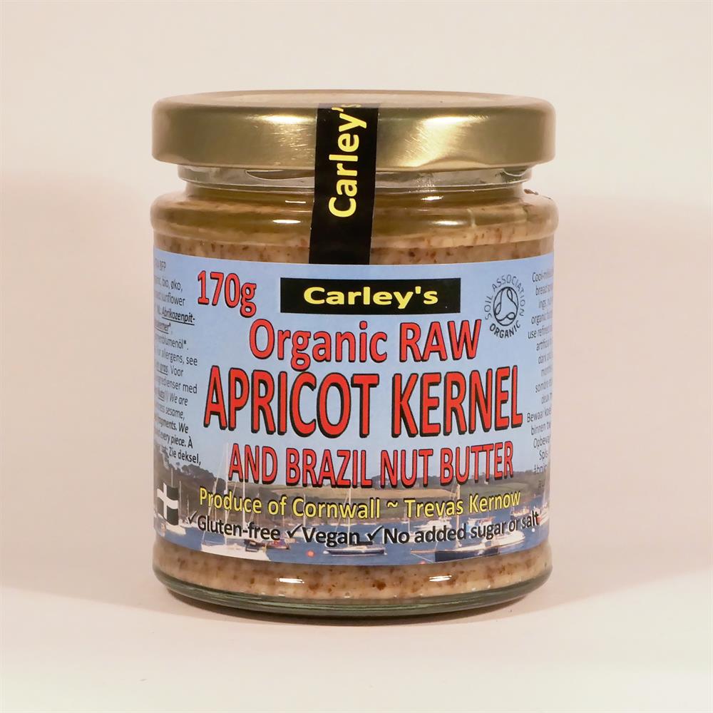 Organic Raw Apricot Kernel & Brazilnut Butter 170g - Greenlands Health Store