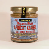 Organic Raw Apricot Kernel & Brazilnut Butter 170g - Greenlands Health Store