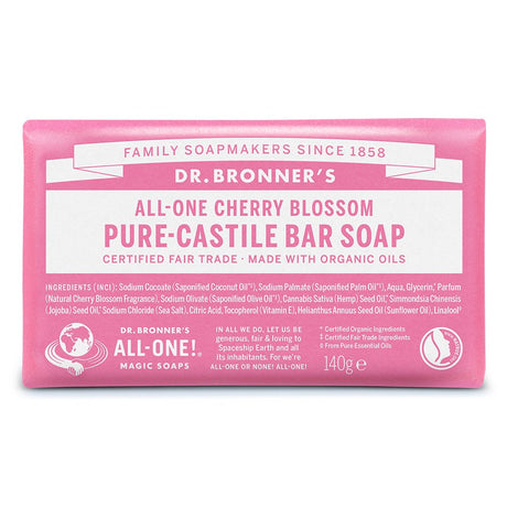 Organic Bar Soap Cherry Blossom 140g - Greenlands Health Store