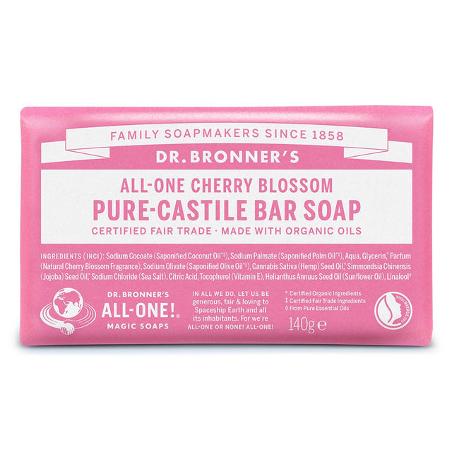 Organic Bar Soap Cherry Blossom 140g - Greenlands Health Store