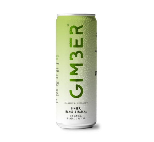 Organic Focus Ginger Sparkling Ready - To - Drink Can 250ml - Greenlands Health Store