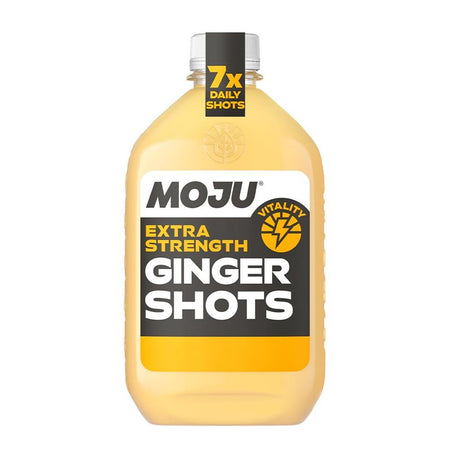 MOJU Ginger Extra Strength Vitality Dosing Bottle 7x Shots 420ml - Greenlands Health Store