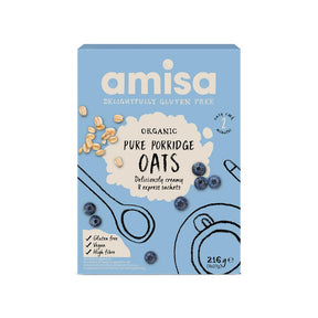 Organic Gluten Free Porridge Oats - Sachets 8x27g - Greenlands Health Store