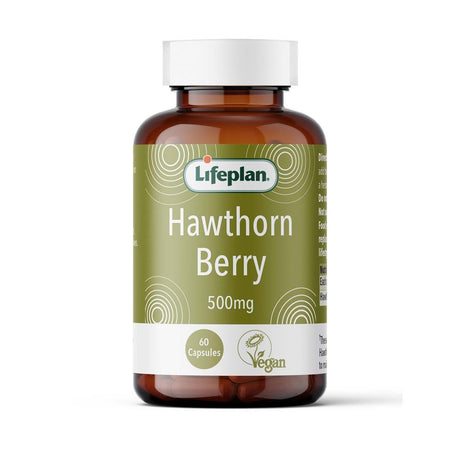 Hawthorn 500mg 60 capsules - Greenlands Health Store