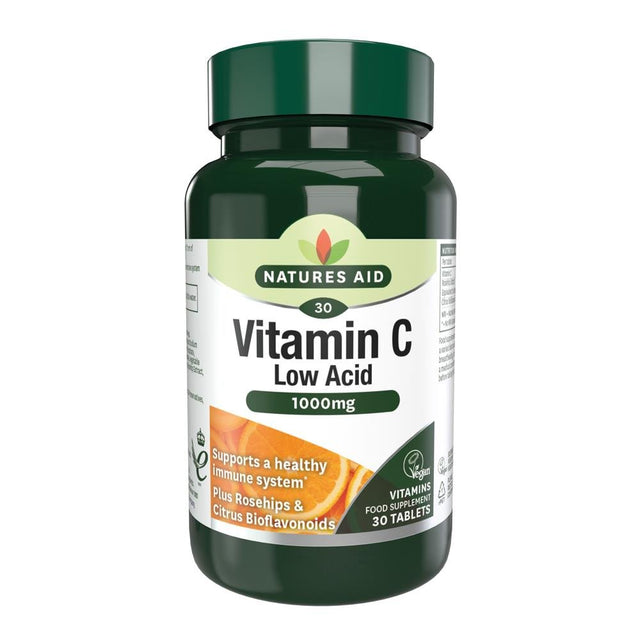 Vit C - 1000mg Low Acid 30 Tablets - Greenlands Health Store