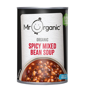Mr Organic Spicy Mixed Bean Soup 400g - Greenlands Health Store
