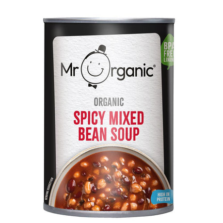 Mr Organic Spicy Mixed Bean Soup 400g - Greenlands Health Store