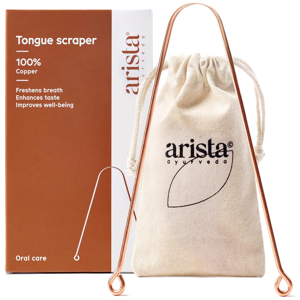 Arista | Copper Ayurvedic Tongue Scraper - Greenlands Health Store