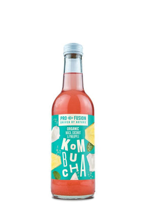 Organic Maca Coconut and Pineapple Kombucha 330ml - Greenlands Health Store