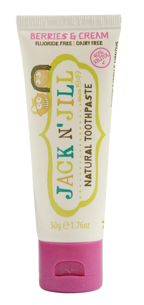 Berries & Cream Natural Toothpaste 50g - Greenlands Health Store