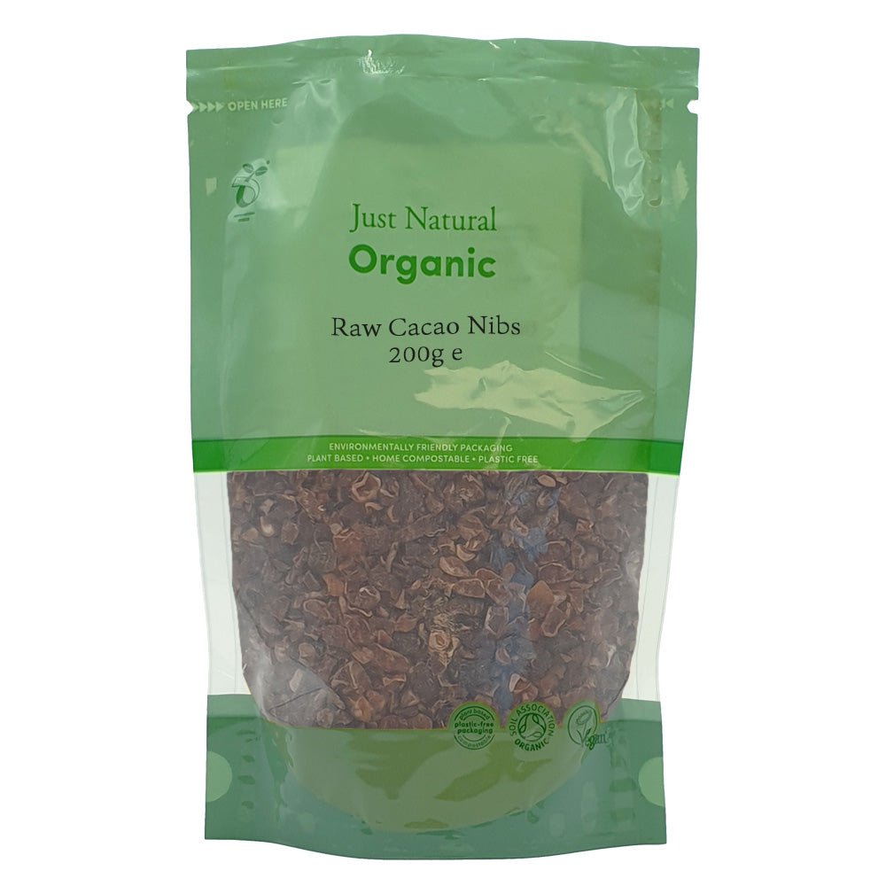 Organic Cacao Nibs Raw 200g - Greenlands Health Store