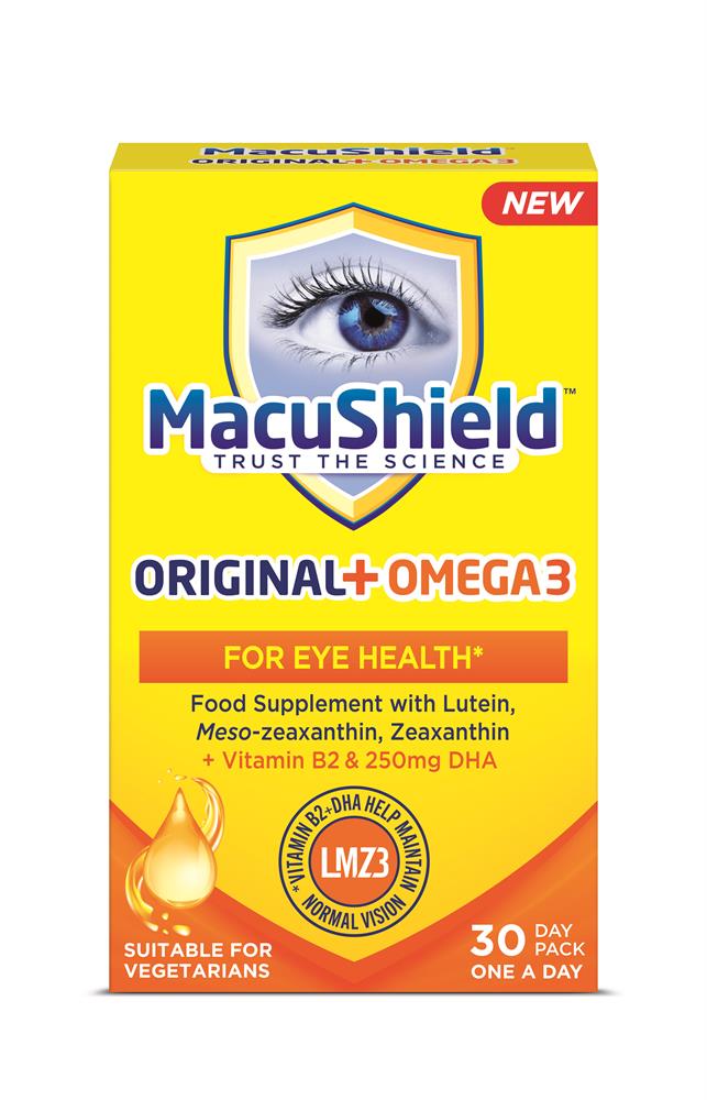MacuShield Original+ OMEGA 3 30 caps - Greenlands Health Store