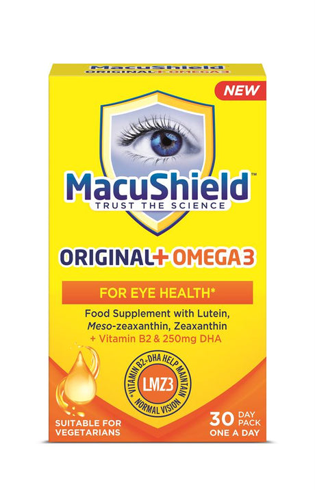 MacuShield Original+ OMEGA 3 30 caps - Greenlands Health Store