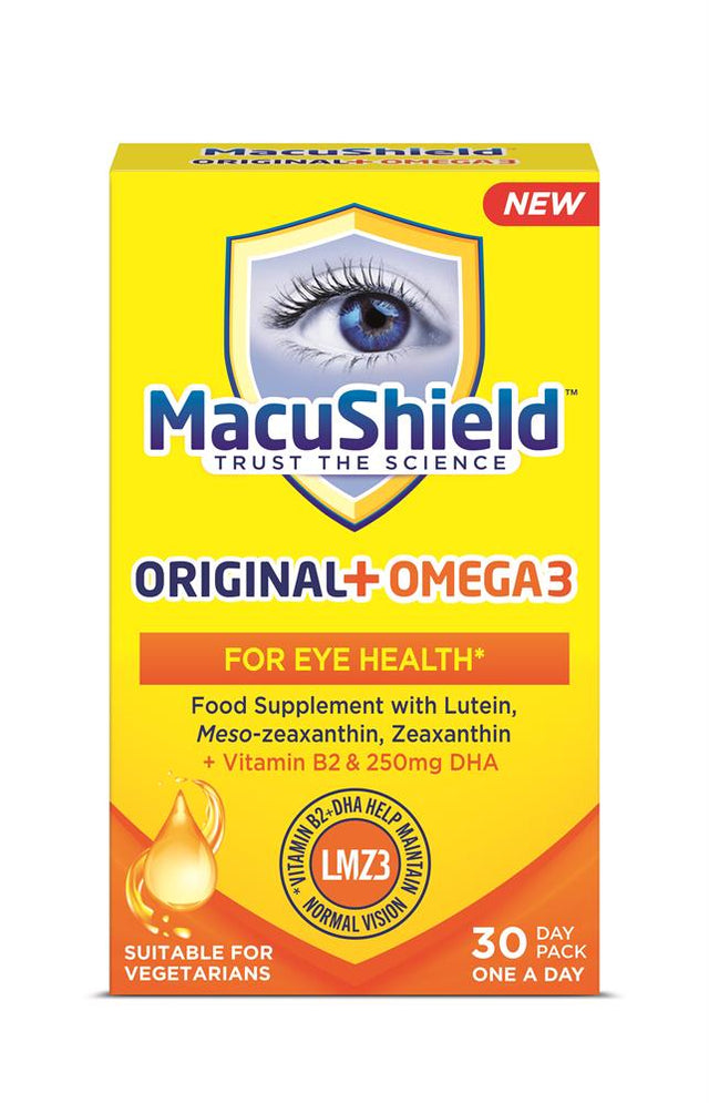 MacuShield Original+ OMEGA 3 30 caps - Greenlands Health Store