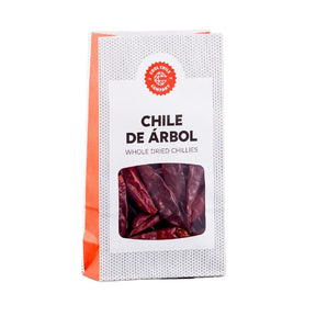 Whole Dried De Arbol Chillies 20g - Greenlands Health Store