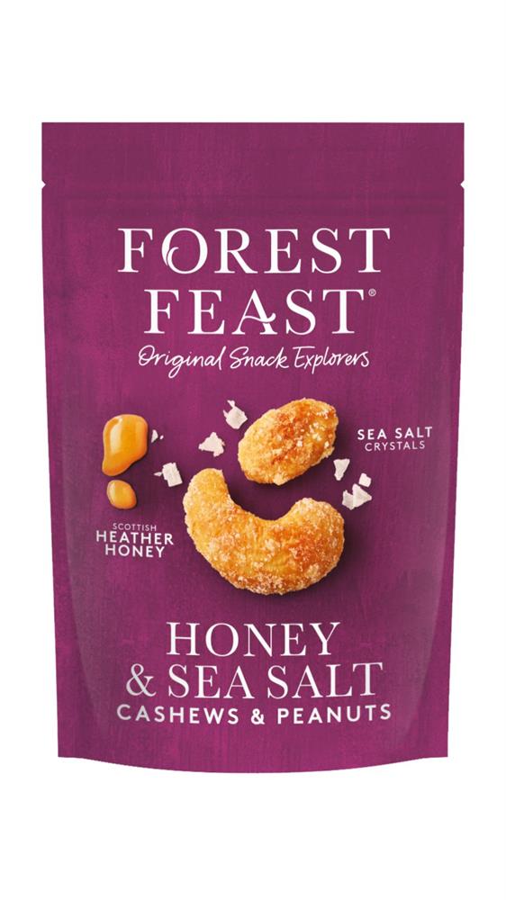 Forest Feast Honey & Sea Salt Cashews & Peanuts 120g - Greenlands Health Store