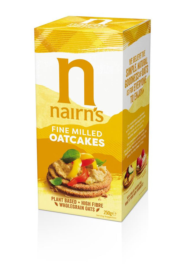 Fine Milled Oatcakes 218g - Greenlands Health Store