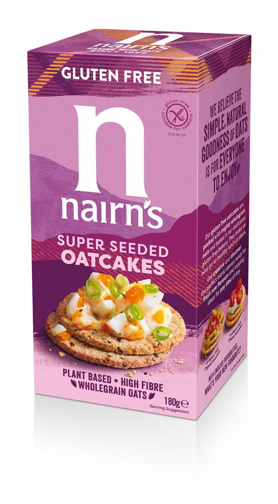 Gluten Free Super Seeded Oatcake 180g - Greenlands Health Store