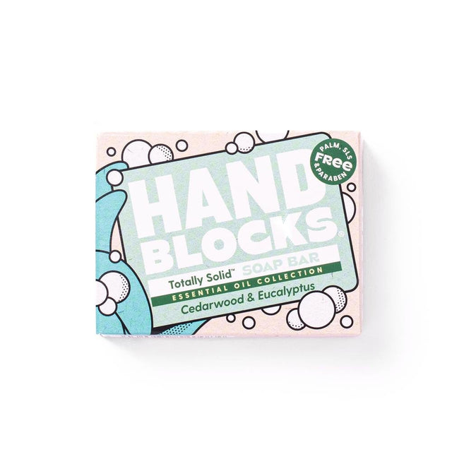 Hand Blocks Soap - Cedarwood & Eucalyptus 100g - Greenlands Health Store