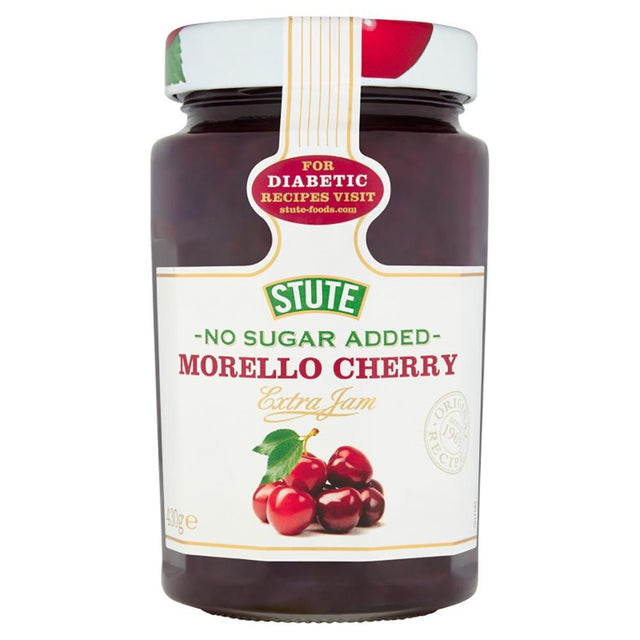 No Sugar Added Morello Cherry Jam 430g - Greenlands Health Store