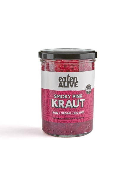 Smoky Pink Kraut with Beetroot and Spices (Raw Vegan) 375g - Greenlands Health Store