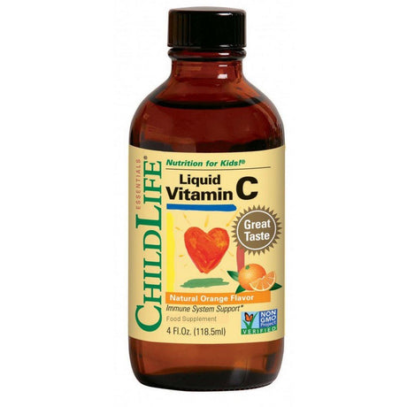ChildLife Essential Vitamin C Orange 120ml Glass - Greenlands Health Store