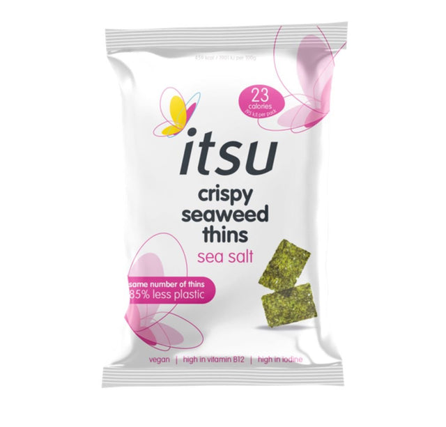 Sea Salt Crispy Seaweed Thins 5g - Greenlands Health Store