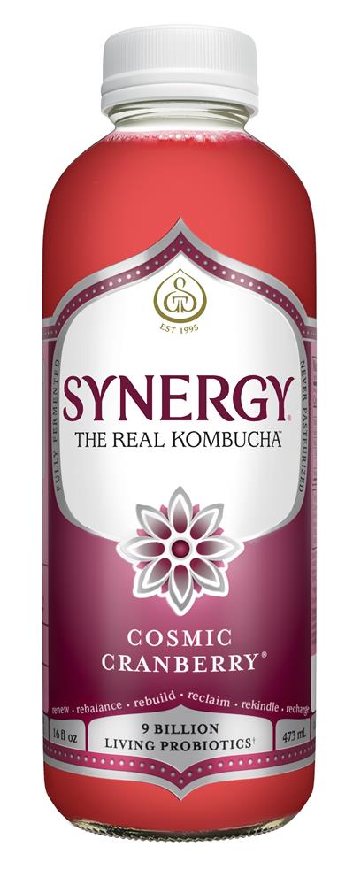 Synergy Kombucha Cosmic Cranberry 473ml - Greenlands Health Store