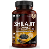 Shilajit Ashwagandha & Lions Mane 2000mg 120 Capsules - Greenlands Health Store
