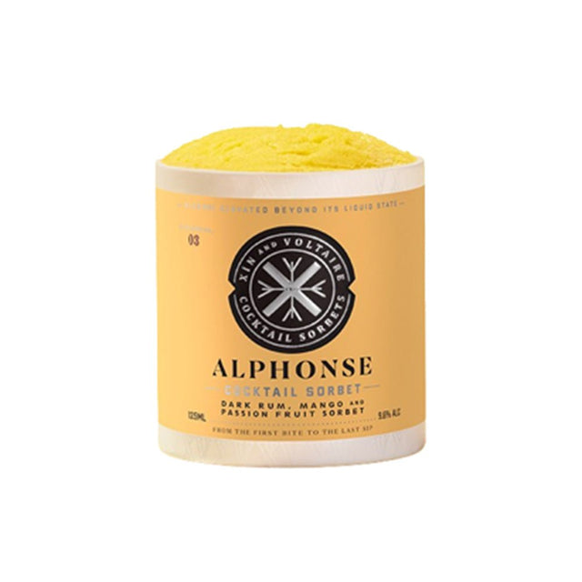 Cocktail Sorbet: Alphonse - Dark Rum Mango & Passion Fruit 125ML - Greenlands Health Store